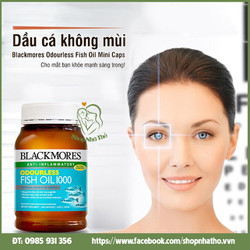 [HÀNG CHÍNH HÃNG] Dầu cá không mùi Blackmores Odou...