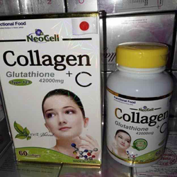 Collagen + C Glutathione 42000mg làm đẹp da, nám d...