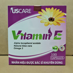 Viên Uống Vitamin E E400 Hoa Cúc Hộp 100 viên