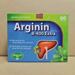 Viên uống Arginin B 400 Extra Mát gan lợi mật, tăn...