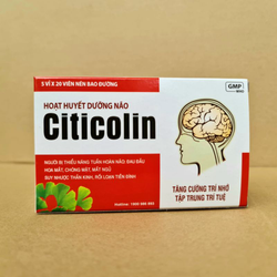 Hoạt huyết dưỡng não Citicolin Hộp 100 viên