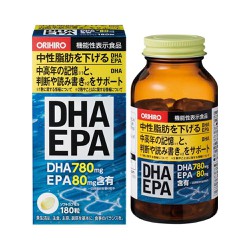 Viên uống BỔ NÃO Orihiro - Dha Epa 180 viên