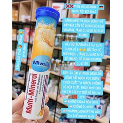 VIÊN SỦI HỖ TRỢ MIỄN DỊCH VITAMIN C MIVOLIS TUÝT 2...