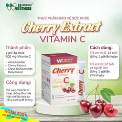Thực phẩm bảo vệ sức khỏe Cherry Extract Vitamin C