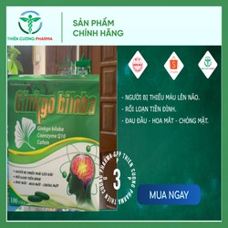 Hoạt huyết dưỡng não Ginkgo Biloba Hộp 100 viên