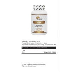 Thực Phẩm Bổ Sung Kẽm SOWELO Zinc 200 Viên tăng sứ...