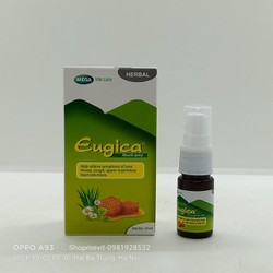 EUGICA XỊT HỌNG THẢO DƯỢC LỌ 10ML
