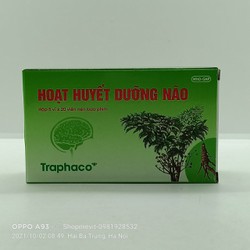 HOẠT HUYẾT DƯỠNG NÃO TRAPHACO BAO PHIM HỘP 5 VỈ X...