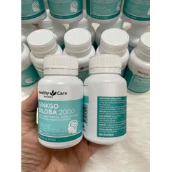 GINKGO Biloba 2000 HEALTHY CARE 100 viên Úc