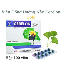 Bổ Não CERELON GOLD Hộp 100 Viên - Hoạt huyết dưỡn...