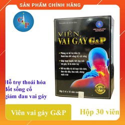 [CHÍNH HÃNG] Viên Vai Gáy G&P Hộp 30 Viên - Hỗ trợ...