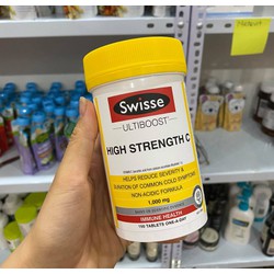 vitamin C hàm lượng cao Swisse Ultiboost High Stre...