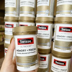 Bổ não Swisse Ultiboost Memory Focus 50 viên