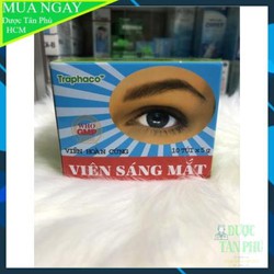 viên sáng mắt traphaco hộp 10 túi x 5g