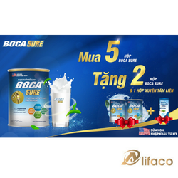 Mua 5 sữa TẶNG [2 BOCA SURE và 1 xuyên tâm liên] h...