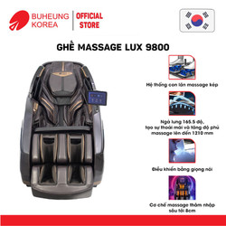 Ghế Massage Buheung Transformer LUX-9800 (Tặng Iph...