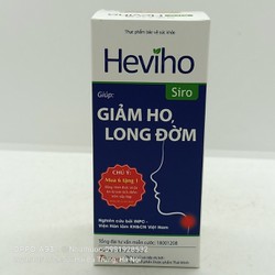 [Chính hãng] HEVIHO SIRO GIẢM HO LONG ĐỜM