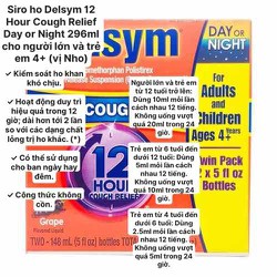 Siro ho Delsym 12 Hour Cough Relief Day or Night 2...