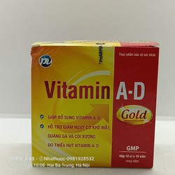 [Chính hãng] VITAMIN A-D GOLD PV HỘP 100 VIÊN NANG...