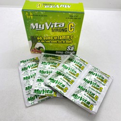 [Chính hãng] Viên sủi MyVita Strong Sả - Gừng - Ch...