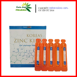 Ống uống Koras ZINC KID - Bổ sung kẽm, tăng cường...