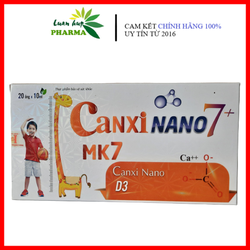 Canxi Nano 7+ Mk7 giúp xương chắc khỏe, bổ sung đầ...