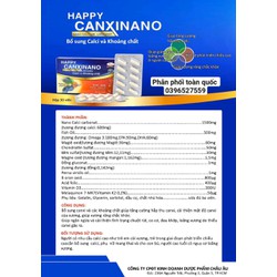 Happy Canxinano- Bổ sung calci và khoáng chất. Hộp...