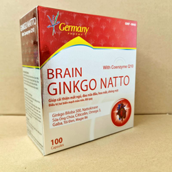Viên uống Hoạt huyết dưỡng não BRAIN GINKGO NATTO...