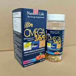 viên dầu cá 369 Hộp 100 viên Làm giảm mỏi mắt, khô...