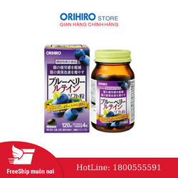 Viên uống bổ mắt việt quất Blueberry Orihiro 120 v...