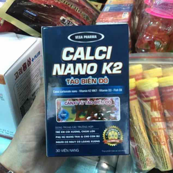 CALCI NANO K2 Tảo biển đỏ bổ sung canxi Vitamin K2...