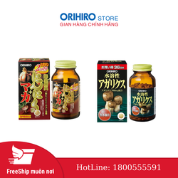 Bộ đôi sản phẩm Nấm Orihiro, Maca Tỏi Orihiro hỗ t...