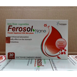 Viên uống Sắt thực vật FEROSOL NANO giúp tăng cườn...