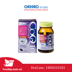 Viên uống Coenzyme Q10 Orihiro hỗ trợ tim mạch 90...