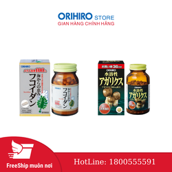 Bộ sản phẩm tảo Orihiro, nấm Orihiro hỗ trợ phòng...