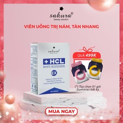 Viên uống giảm sạm nám trắng da H CL White...