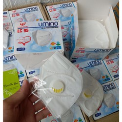 Khẩu trang N95 KN95 Có Van Thở - Hộp 20 chiếc 5 lớ...
