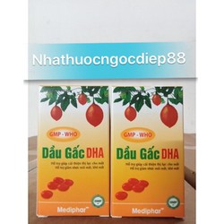 Viên dầu gấc DHA 400 chiết xuất từ tinh dầu gấc gi...
