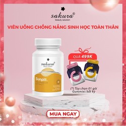 Viên uống chống nắng toàn thân sinh học Sakura Sun...