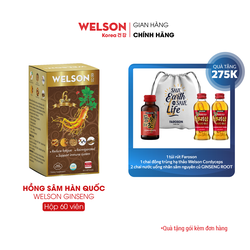 Viên Uống Bồi Bổ Sức Khỏe Từ Hồng Sâm Welson Ginse...