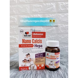 Viên uống NANO CALCIS HEPA - bổ sung canxi từ vỏ s...