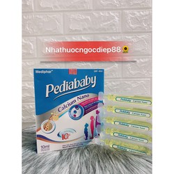 CHÍNH HÃNG Pediababy Calcium nano bổ sung canxi ph...