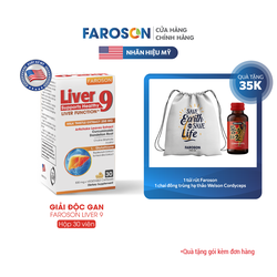 Viên Uống Bổ Gan Giải Độc Gan Faroson Liver 9 hộp...
