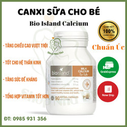 [Cam kết Hàng Auth] Canxi sữa Bioisland Milk Calci...