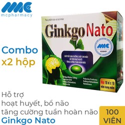 Combo 02 Hộp Hoạt huyết dưỡng não Ginkgo Biloba Na...