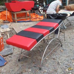 Giường gội đầu 6 mảnh bồn nhựa