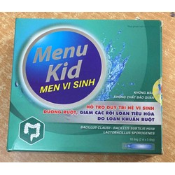 men vi sinh Menu Kid hộp 10 ống