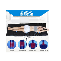 Nệm massage toàn thân cao cấp 9 điểm