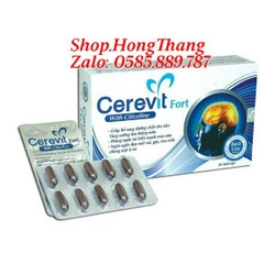 Viên Uống Cerevit Fort Giúp Tăng Cường Lưu Thông M...
