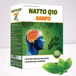 NATTO Q10 SANFO - Hỗ trợ tăng cường tuần hoàn máu...